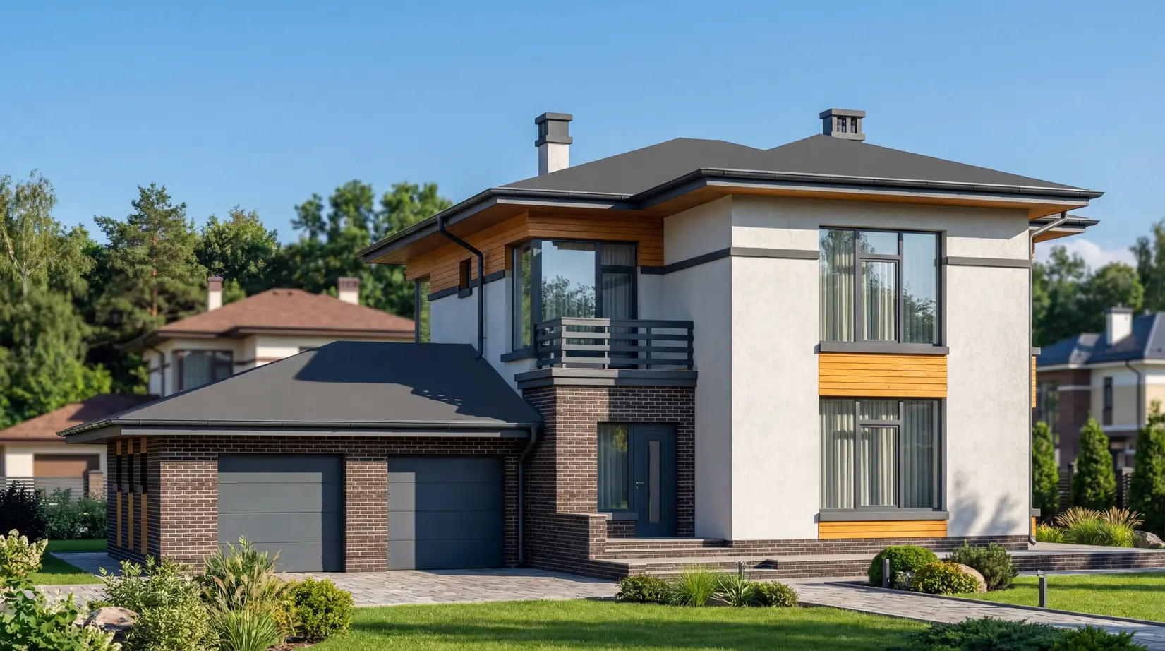 Дома в стиле Райт — фото 1